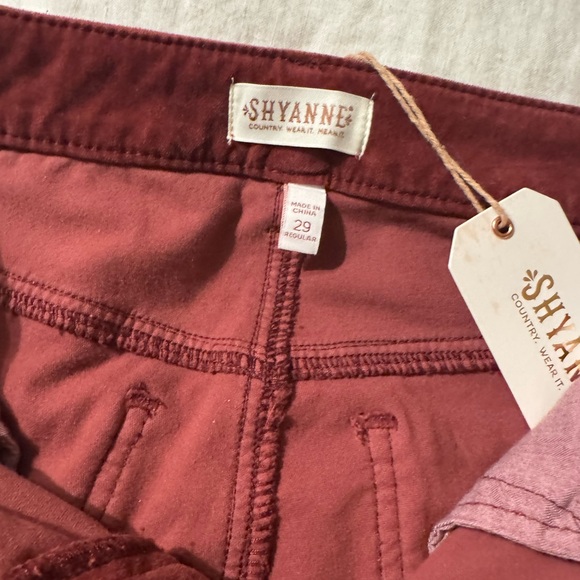 Shyanne high waisted velvet Burgundy Flare Pants - Picture 4 of 6